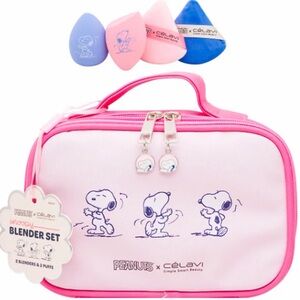 Celavi X Peanuts Snoopy Blender Set With Cosmetic Bag